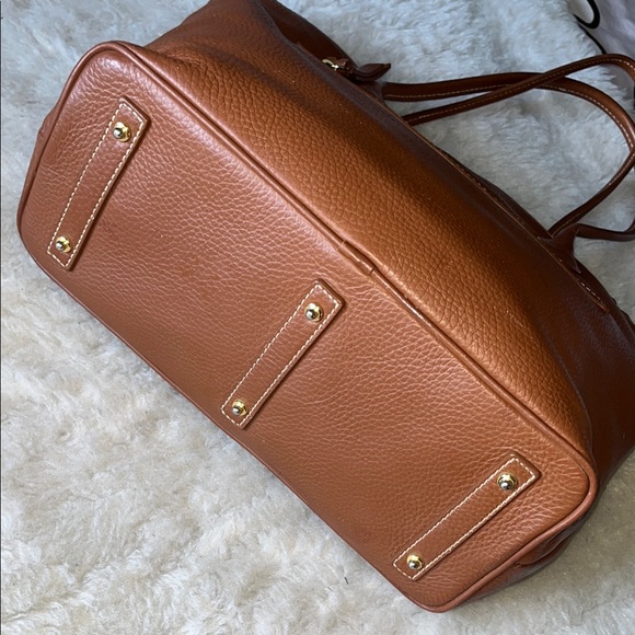 Dooney & Bourke Brown Pebble Grain Short Handle Tote - Picture 5 of 16